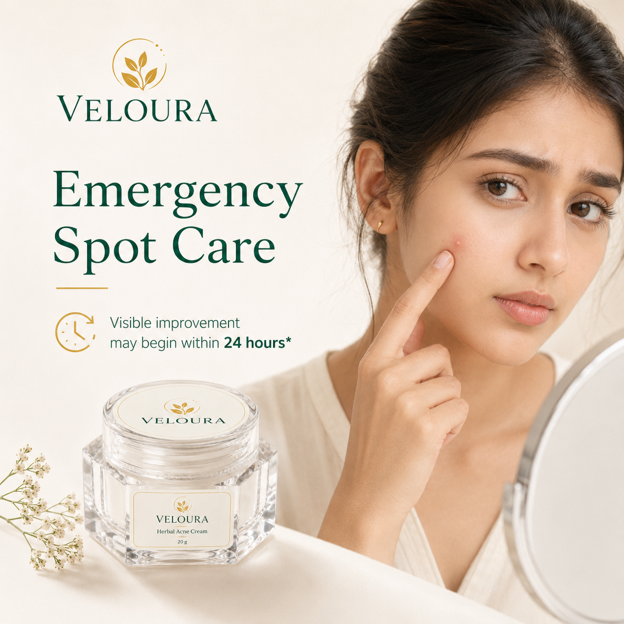 Veloura Herbal Acne Cream